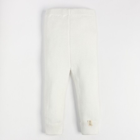 Legins knitted crumb I, r.68-74, milk