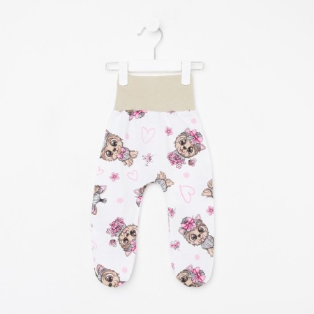 Children's sliders, white color/dog, height 62 cm