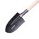 Baying shovel, wooden stalk, without a handle