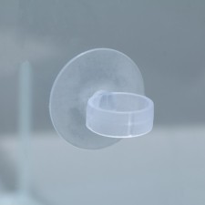 Suction cup with the holder silicone, f22 mm, 1 pcs