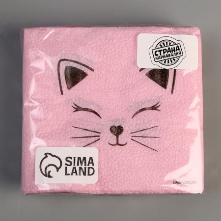 Set of dishes "Kithechka": napkins 20 pcs., Glasses 6 pcs., Plates 6 pcs.-9