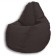 The hand-bag “Pear” is positive Real a, size m, diameter 70 cm, height 90 cm, velor, brown color