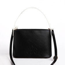 Bag Cross-Bodi with a zipper, black color