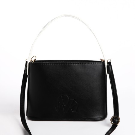 Bag Cross-Bodi with a zipper, black color