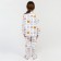 Pajama nursery (shirt, trousers) kaftan "animals" p. 122-128, white
