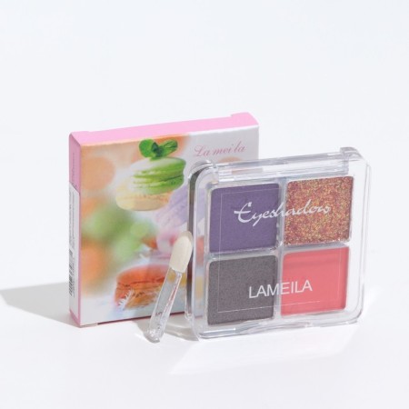 Palette of shadows for eyelids, 4 colors