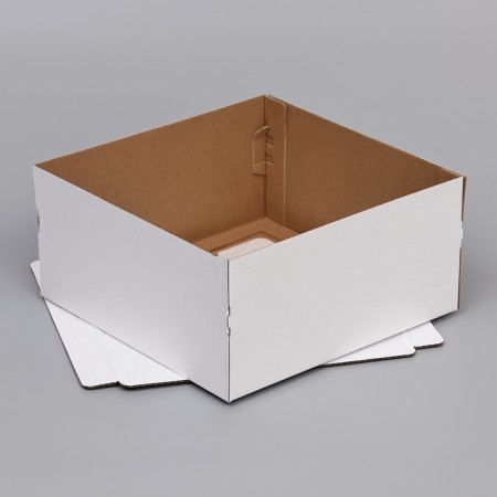 Confectionery packaging with a window, white, 30 x 30 x 15 cm-3