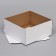 Confectionery packaging with a window, white, 30 x 30 x 15 cm