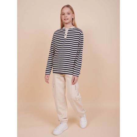 Jumper for girls, height 134 cm, dark blue color-6