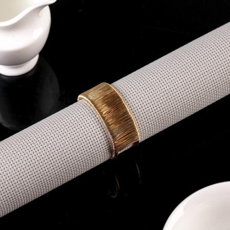 Ring for napkins "Aurora", 5 × 2 cm, gold color
