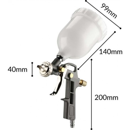 A set of pneumatic tools ZITREK 5PCS, 1.5 mm, 10 atm, 400 l/min, 1/4F, 5 items-7