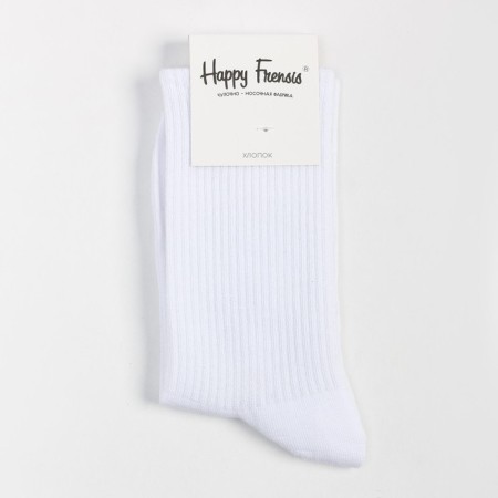 Socks, white color, size 25-27-4
