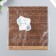 Scrapbooking paper bilateral craft "houses and umbrellas" density 180 g 15.5x17 cm
