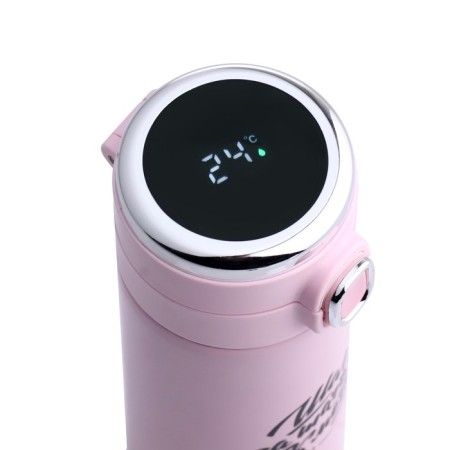 Thermocc, 400 ml, simple "dream", retains heat 8 hours, thermometer, 20.5 x 6.3 cm-3