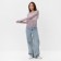 Jumper (longshille) Women's mesh mist, size 46, gray