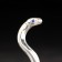 New Year. Snake stand for the rings, 9x8 cm, metal