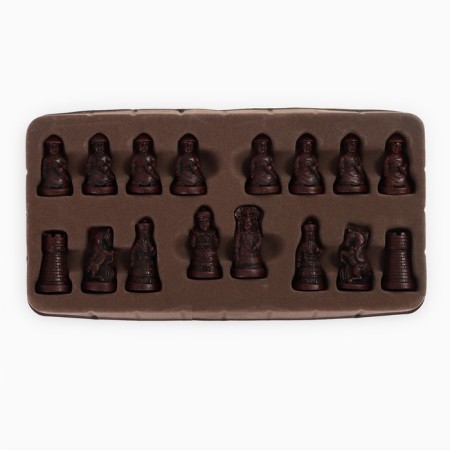 Chess desktop souvenir "Qing dynasties" 28 x 28 cm, king H-5.5 cm, pawn H-4.5 cm-3