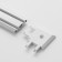 Corner Connector SLIM "G-shaped" 4-filled white 0.7x4x2cm