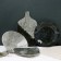 Ceramic “Stone” ceramic dish, 29.7x17.5 cm, gray color