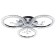 Causteen with PDU 1840/3SL LED 72W 3000-6000k Dimmer silver 56.5x56x7.5 cm Bayerlux