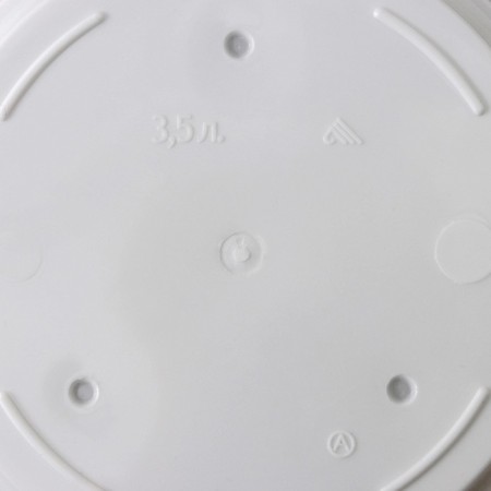 Pot with the pallet "Viola", 3.5 l, the color is white-4