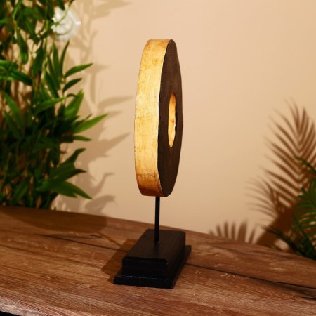 Decor "Ring" on the stand, Albezia 25x9x36 cm-2