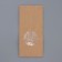 Craft package Paper beam, two -layer, with a window, rectangular bottom 8 (5) x 5 x 17 cm