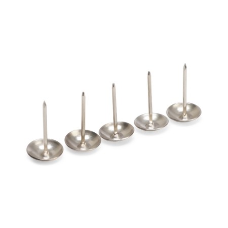 Tundra nails, decorative, 10x18.5 mm, chrome, 100 pcs-11