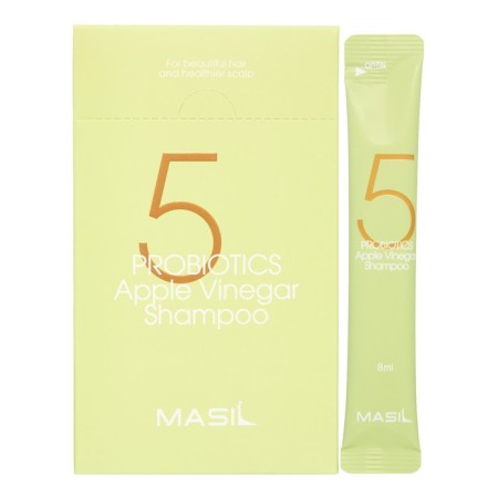 Shampoo against dandruff 5 PROBIOTICS Apple Vinegar with apple cider vinegar and probiotics 20x8 ml 978631-3