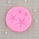 Mold Dolyana "Star", silicone, d = 8 cm, color mix