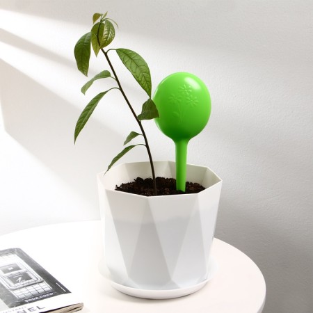 Auto -polywave for indoor plants, 380 ml, green, 2 pcs., Plastic, height 28 cm, Greengo-13