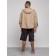 Jeaning jacket men's, size 54, beige color