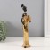 Souvenir Polystone "African Zem in a golden dress, with a vase" 5x6x27 cm