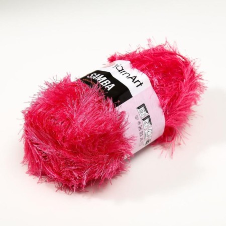 Samba yarn 100% polyester 150m/100g (2012 yar. Pink)-6