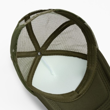 Baseball cap with minaku grid, green color, size 56-58-8