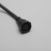Power cord for UMS garlands up to 3,000 LEDs, 3W, dark thread, 300 cm, 220 V