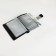 Male purse on magnet 3 in 1, department for auto documents, passports, black color