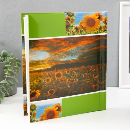 Photo album magnetic 23x28 cm. 20 sheets, "Flowers"-1