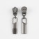 Automatic castle for lightning "Tractor", No. 5, 10 pcs, color black nickel
