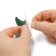 Self -adhesive hook CAPPIO MUMURING, one -rOC, green