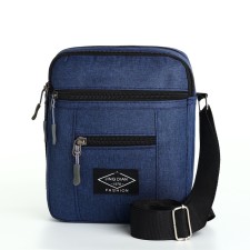 Male bag, blue color