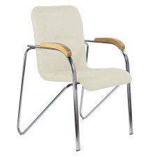 Brabix Samba CF-105 BOX-2, chrome, Buk (D-1), beige