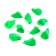 Cargo of a bullet-exentric painted pissy Yaman 10 pcs., 20 g, green