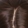 Artificial wig, imitation of the skin, 60 cm, 160 grams, brown color (#SHT8)