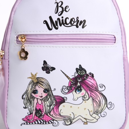 Baby backpack on lightning, lilac color-5