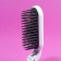 The comb is massage, folding, with a mirror, 3 × 10 cm, white color
