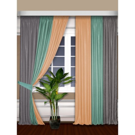 Set of curtains, size 180x260 cm, 2 pcs