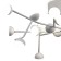 Ceiling chandelier Mantra Adn, Led, 3960lm, 3000k, 225 mm, matte white color