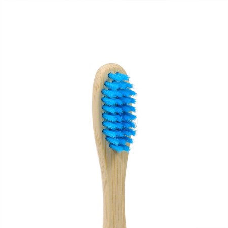 Bamboo toothbrush soft, in the box, blue-1