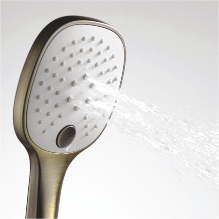 Shower watering can Wasserkraft A050, 3 modes, ABS plastic, bronze-2